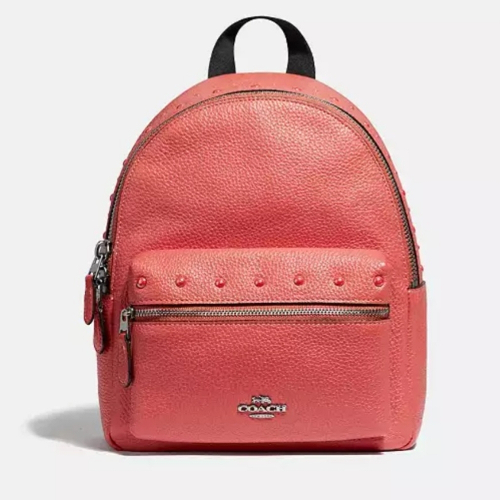 Mini Studded Charlie Backpack With Studs